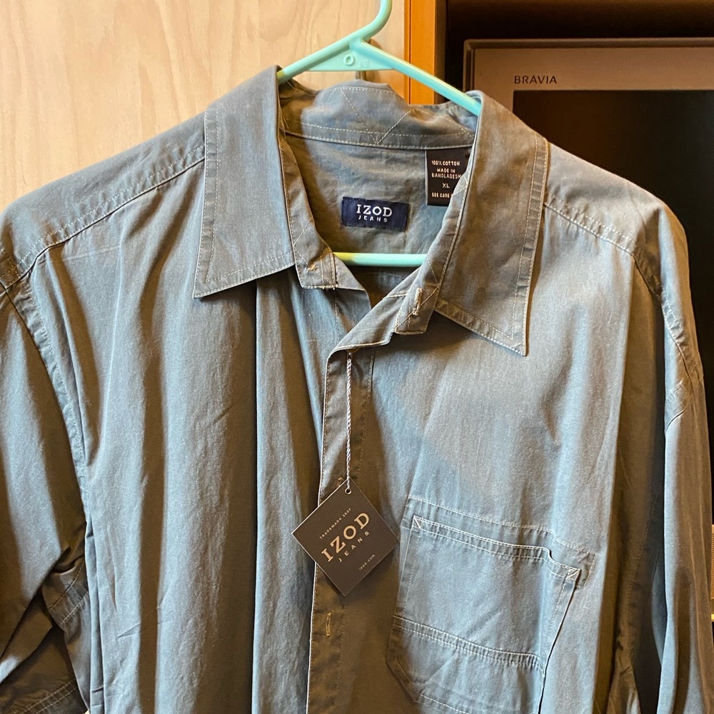 men’s short sleeve button down shirt